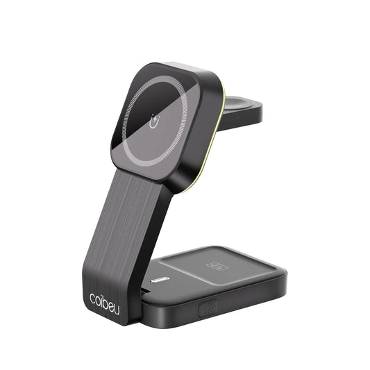 carregador magnetico sem fio 3 em 1