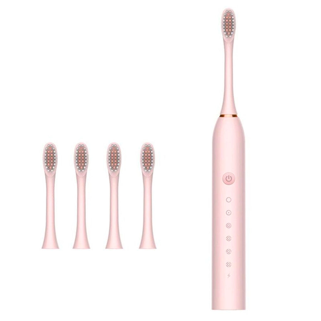 escova eletrica dental recarregavel rosa
