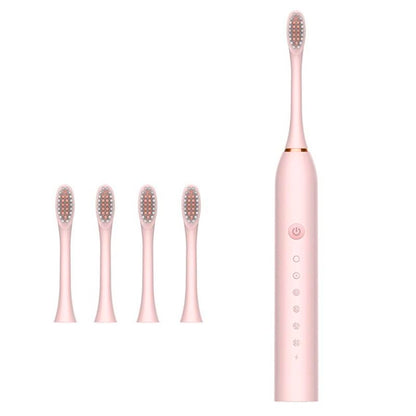 escova eletrica dental recarregavel rosa