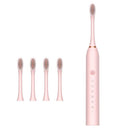escova eletrica dental recarregavel rosa