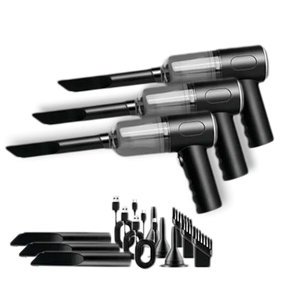 mini aspirador portatil usb recarregavel kit 3