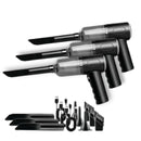 mini aspirador portatil usb recarregavel kit 3
