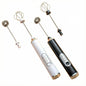 Mixer eletrico recarregavel usb cor preto e branco