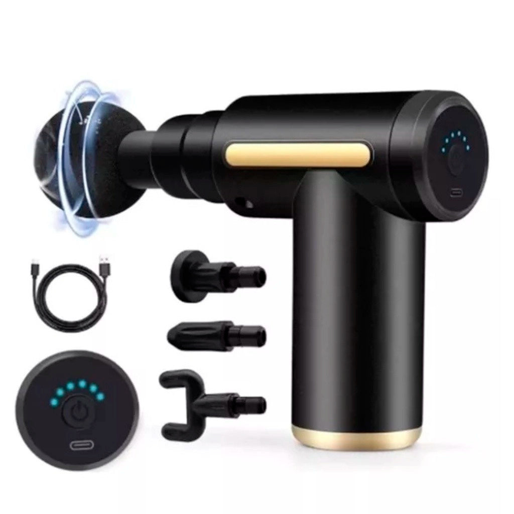pistola de massagem eletrica profissional 6 niveis