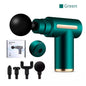 pistola de massagem eletrica profissional verde