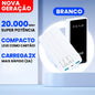 power bank 20000mah powermax branco carregador portatil