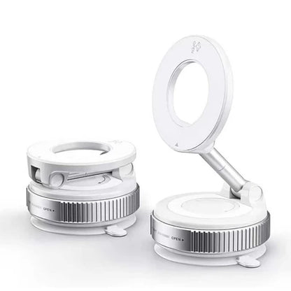 suporte para celular branco ventosa vacuo