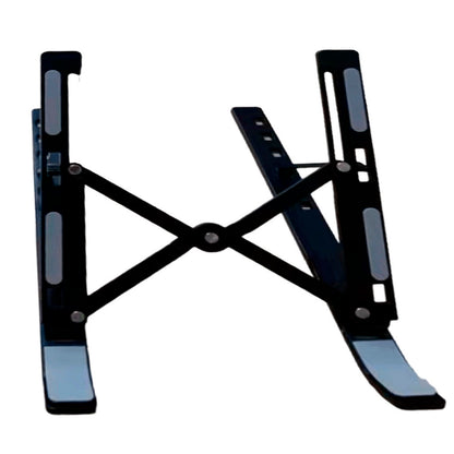 Suporte para notebook dobravel de metal cor preto