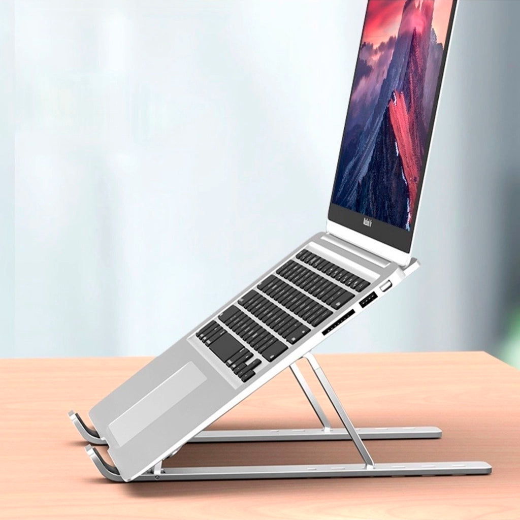 Suporte para notebook portatil para setup de escritorio